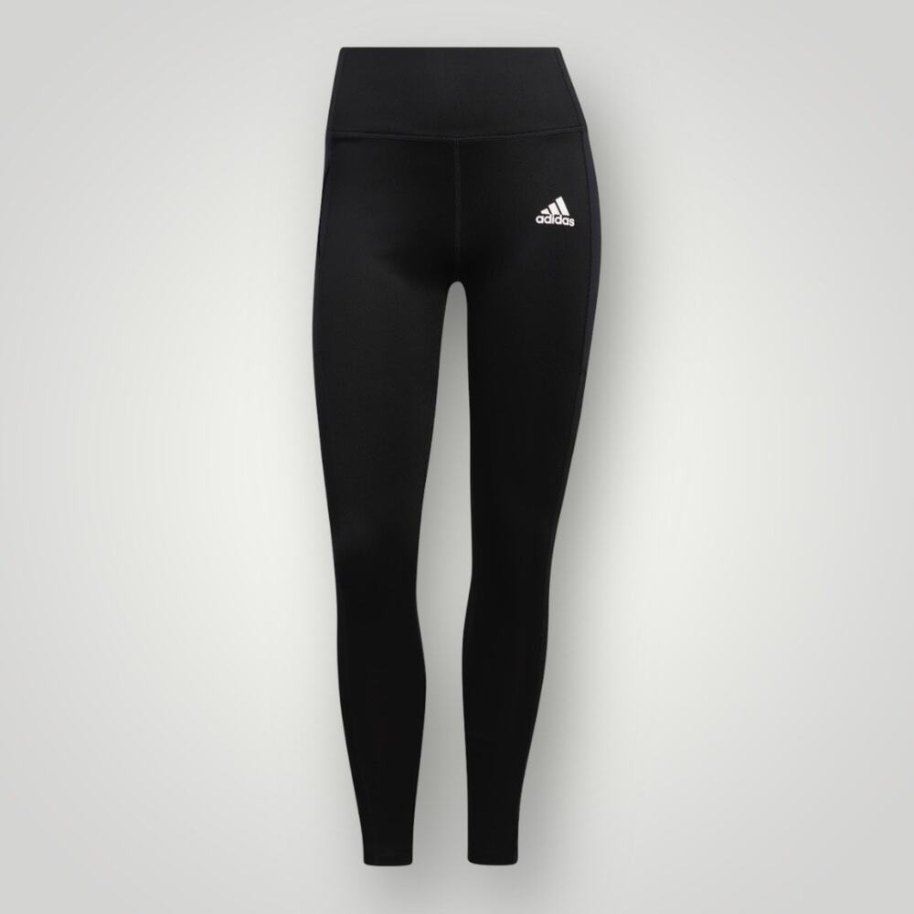 ADIDAS AEROREADY DESIGNED TO MOVE WORKOUT 3 STRIPE LEGGINGS BLACK small